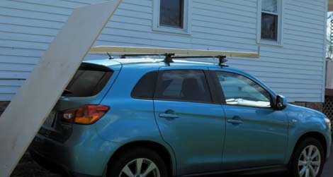What to Do after Securing the Lumber on the Roof Rack