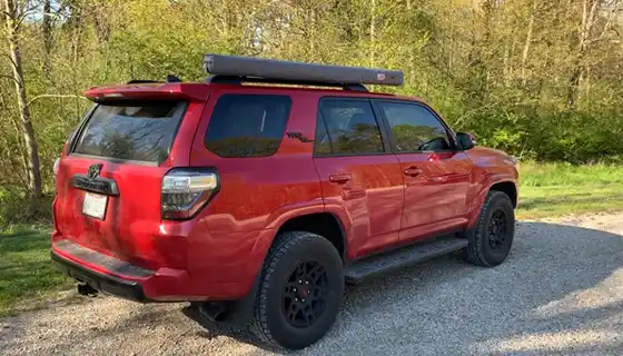 Rooftop tent mounting point
