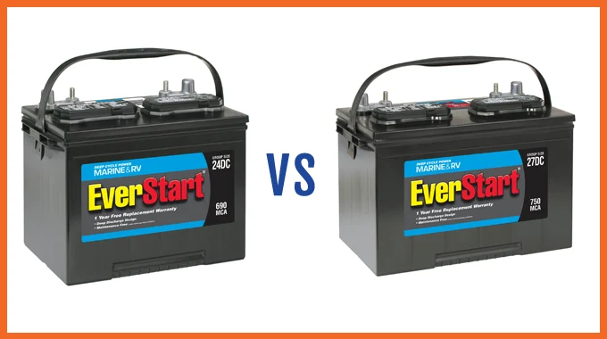 RV Battery Group 24 VS 27 : Important 12 Factors Covered