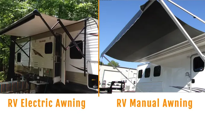 RV Electric Awning vs Manual