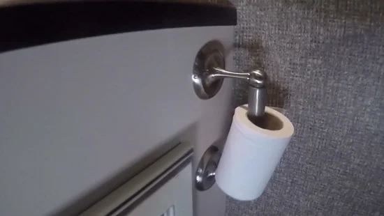 RV toilet paper hanger