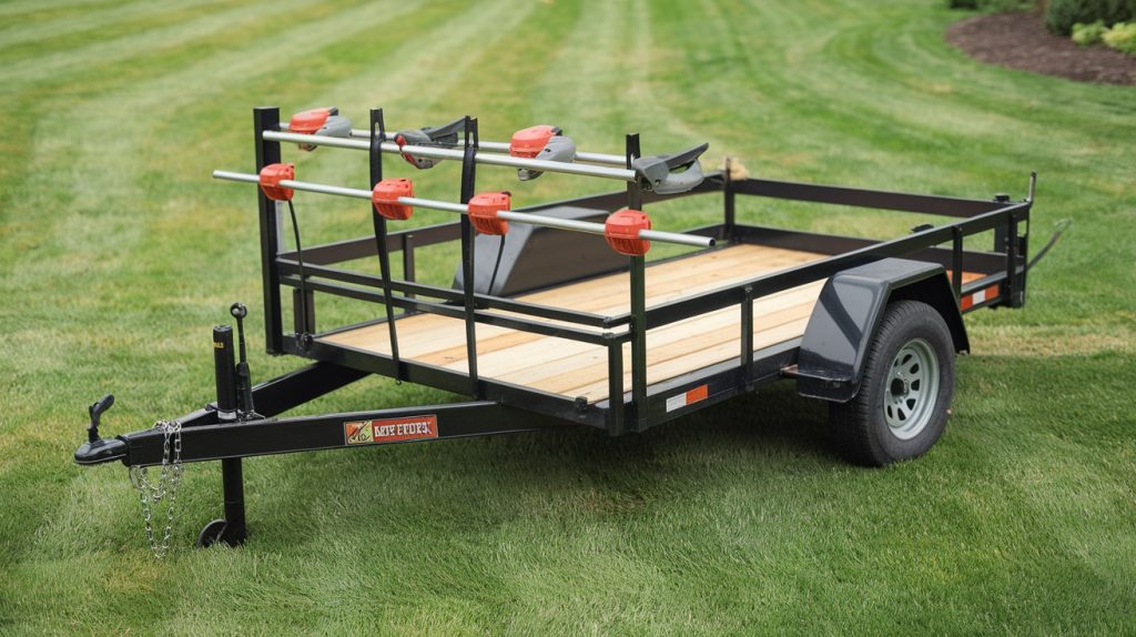 Best Trimmer Racks for Open Trailers: Keep Tools Organized