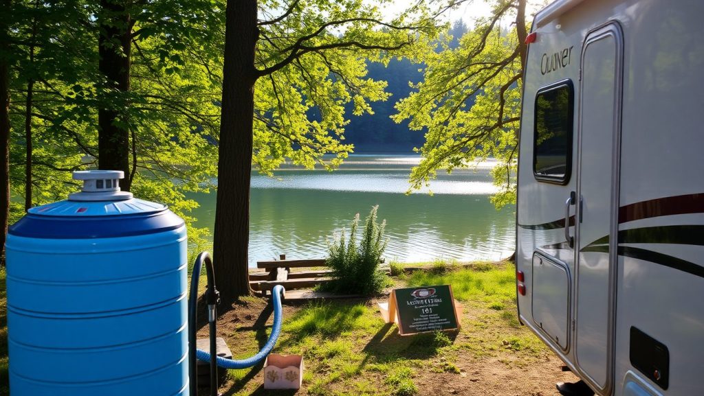 how to fill fresh water tank on rv