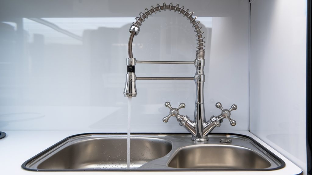 best rv kitchen sink faucet with sprayer