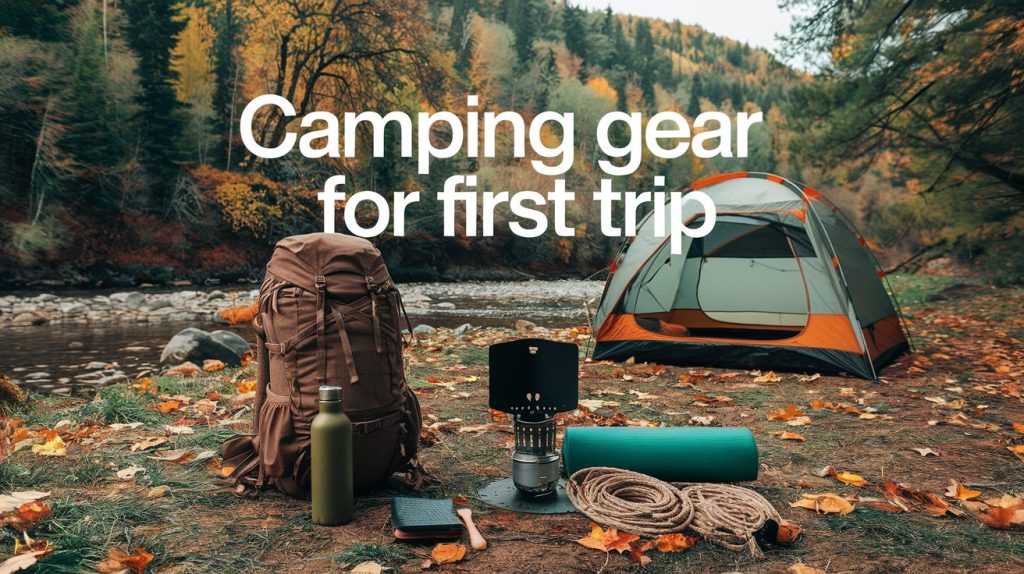 right camping gear for first trip