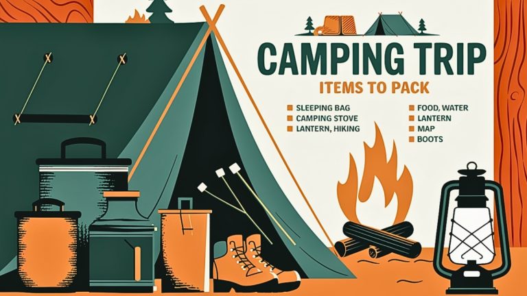 what to pack for a camping trip