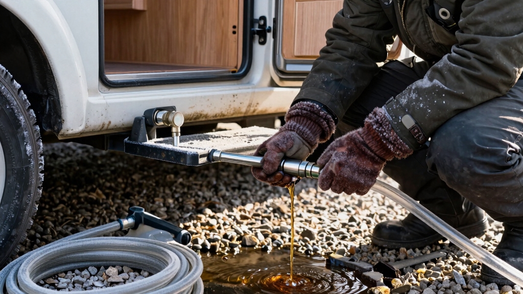 drain and winterize camper water