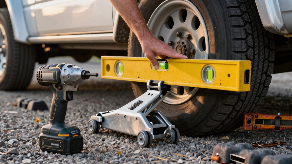 precise trailer leveling toolset