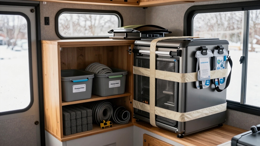 prepare camper for winter storage