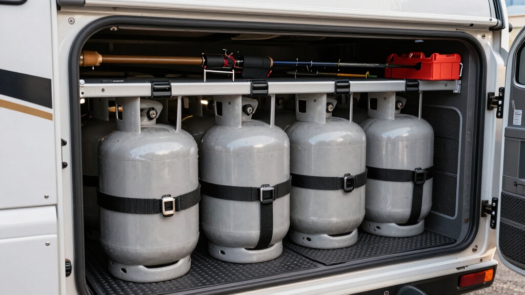Secure Basement Storage Items With Tie-Downs and Non-Slip Mats
