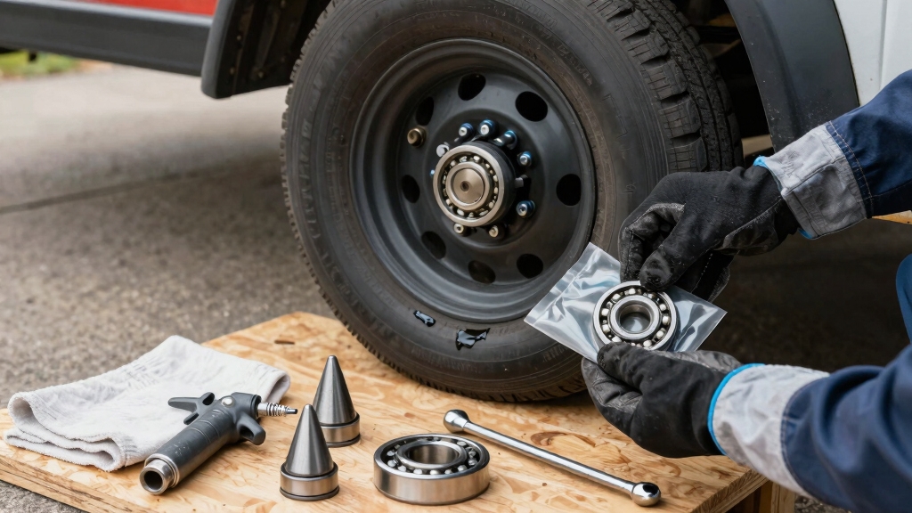 prepare trailer bearing replacement