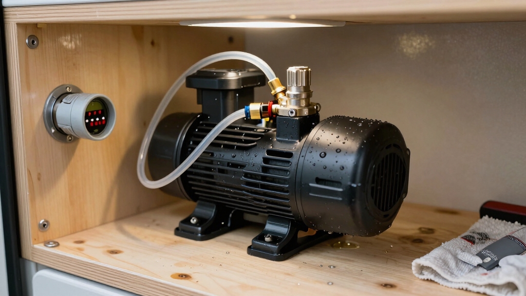 pressure activated pump shutoff